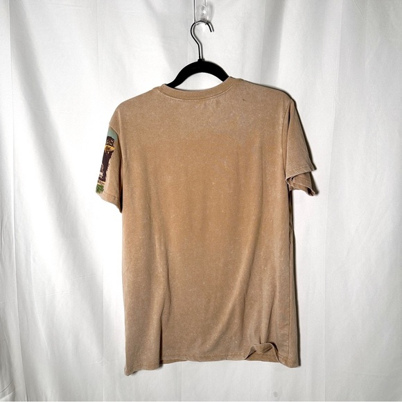 🌵 Yellowstone “Dutton Ranch” Graphic Tee, Vintage Wash (M) Sand/Tan, Western - Picture 11 of 11